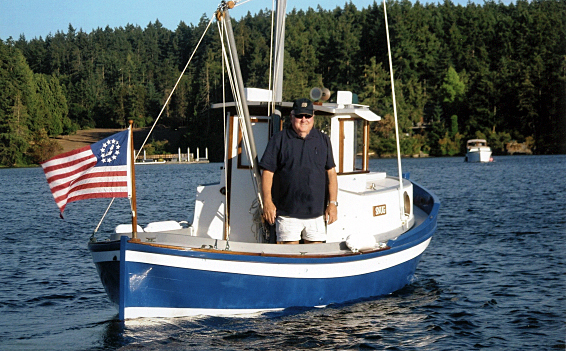 Jim Rogers in a Ray Richards designed Ranger 18