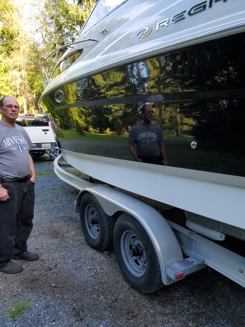 Kevin with 2008 Regal 26 Express