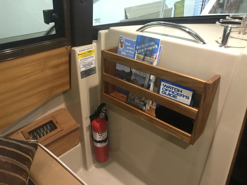 Map and Book Rack.