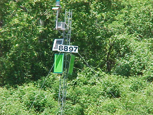 Mile marker on Ohio