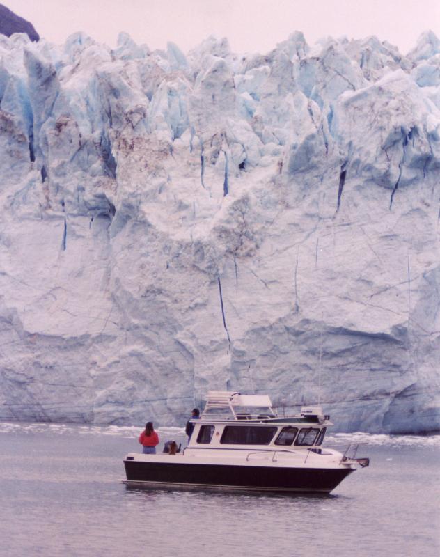 New Moon at the Margerie Glacier