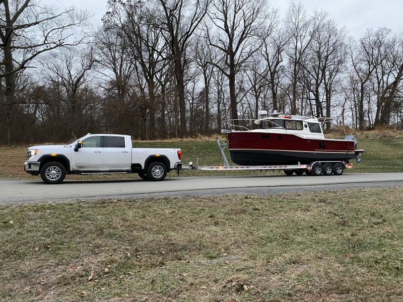 On the trailer