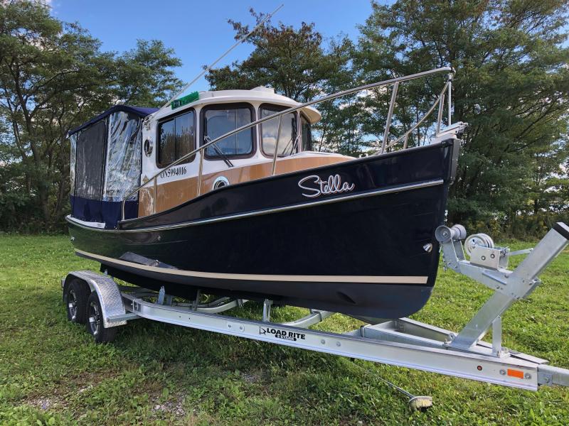 On trailer