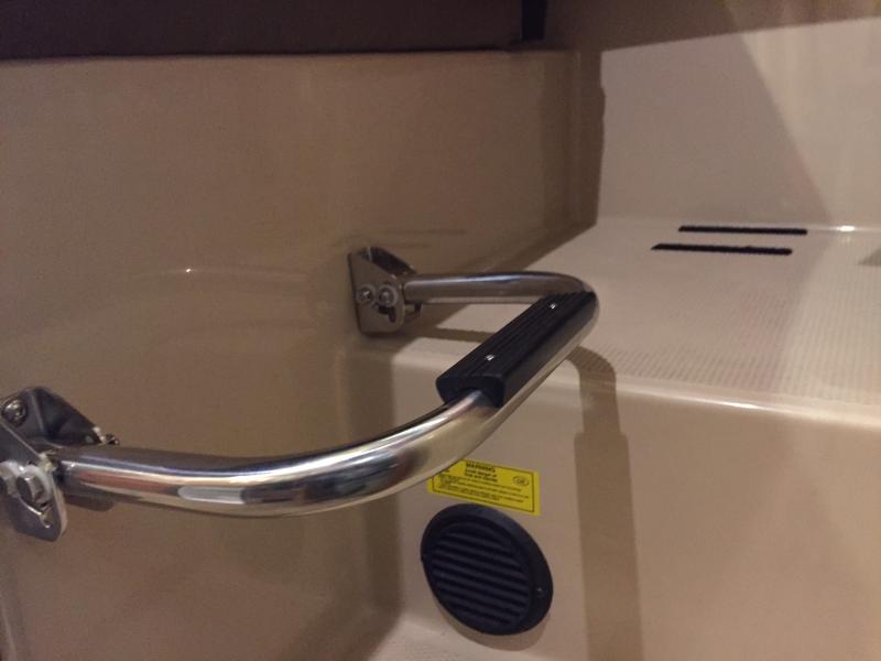 Port side foot rest