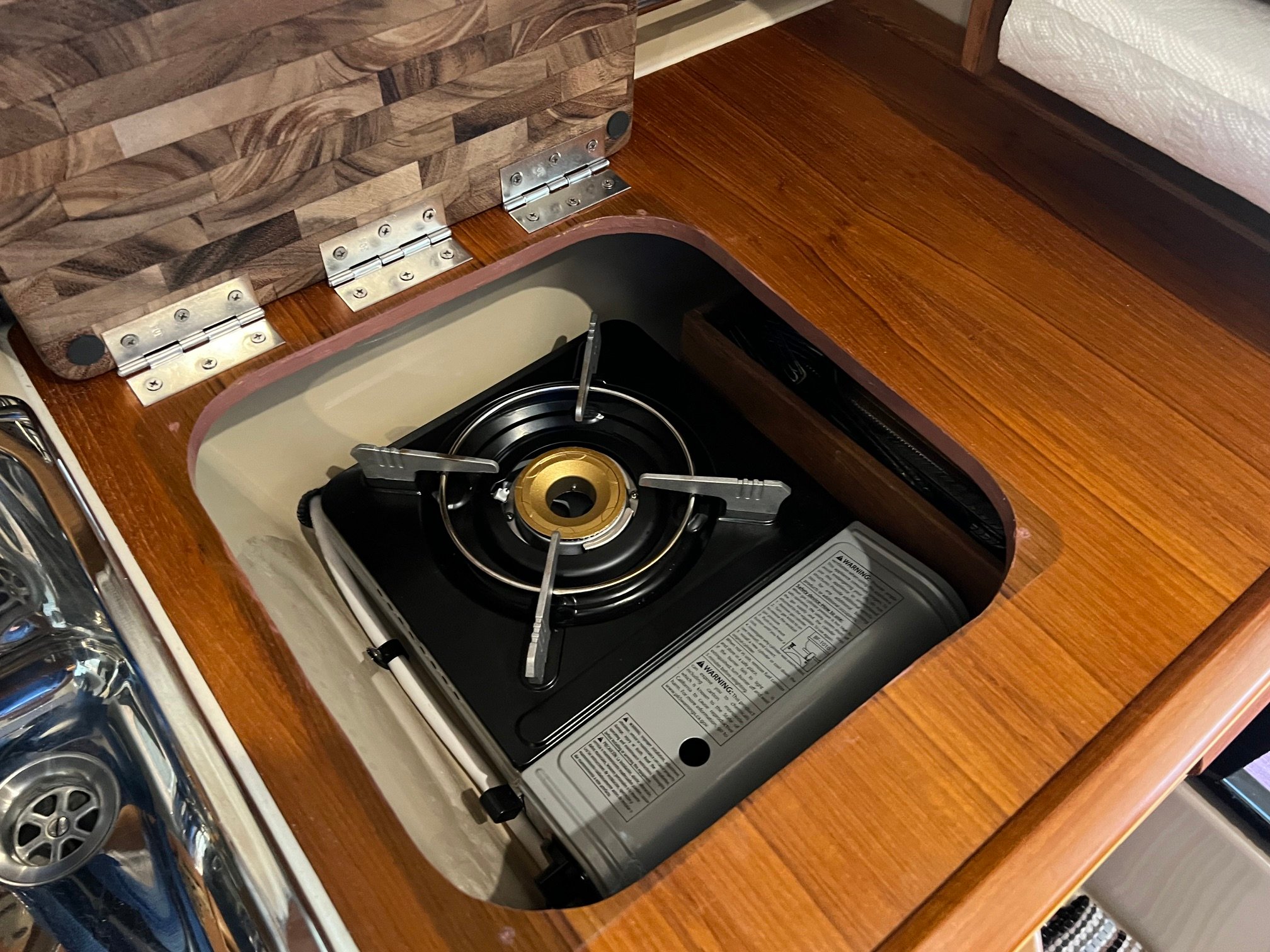 Portable Stove in its Storage