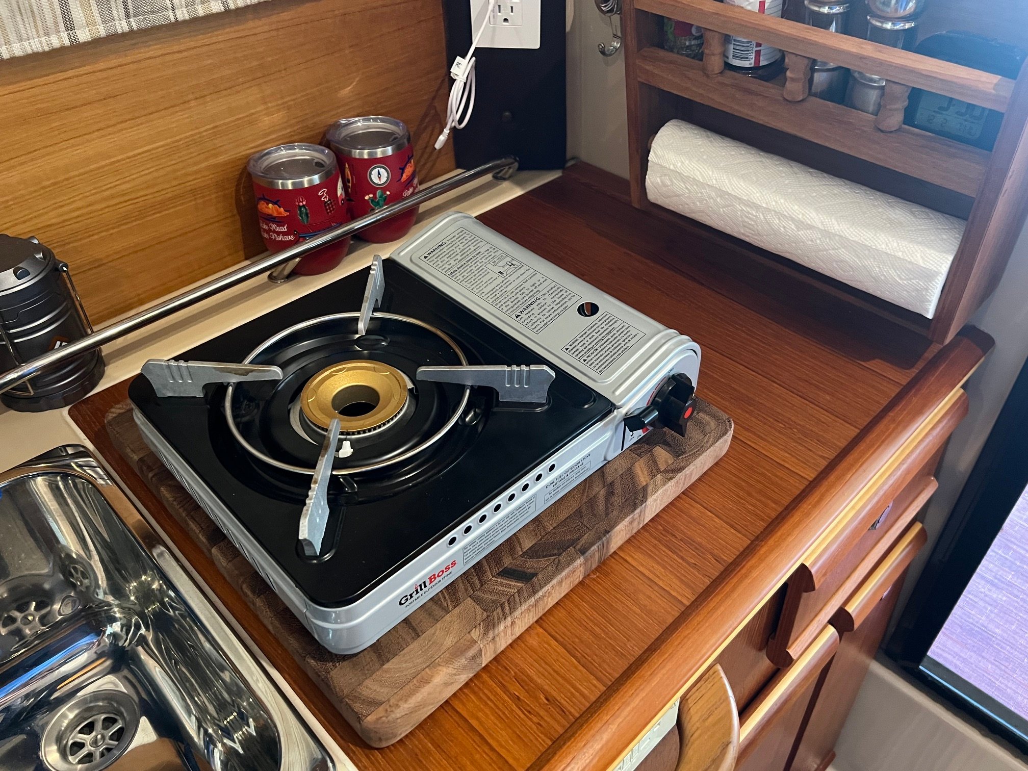 Portable Stove Ready for Use
