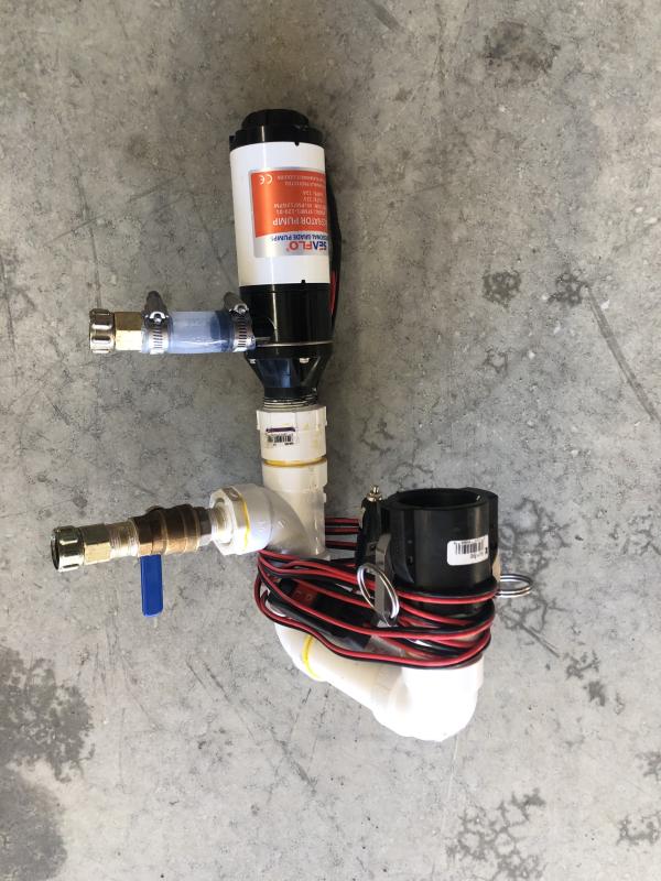 Pump out pump for storage