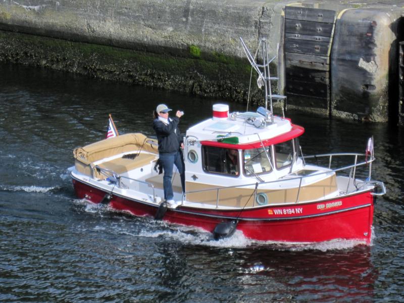 Red Ranger entering the locks