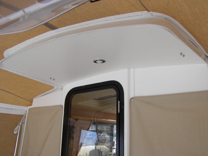 Replacement of overhead in cockpit with starboard