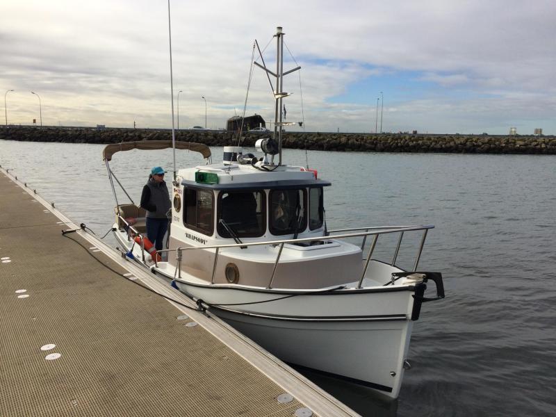 RHAPSODY at Point Peron jetty, Jul 17