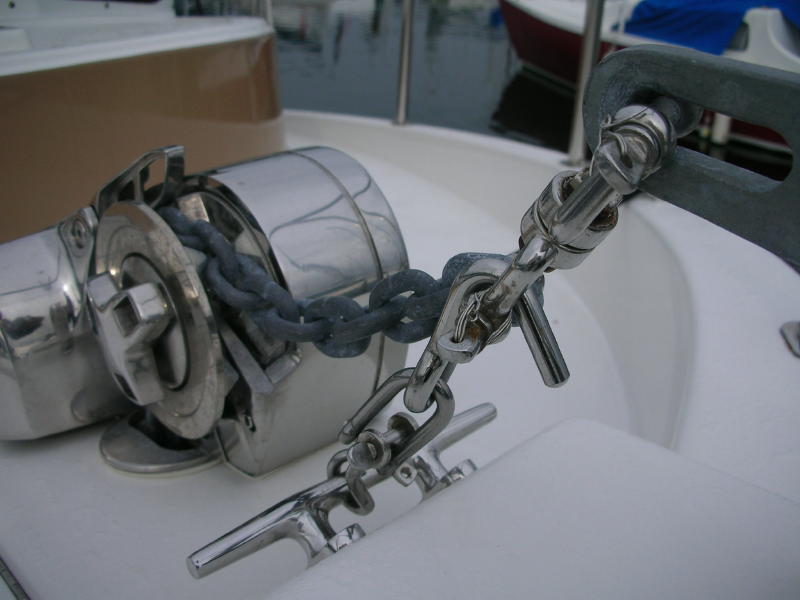 Rocna 10 on Lobo tiedown