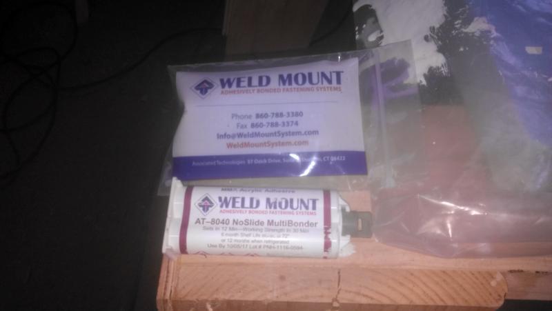 rudder indicator weld mount