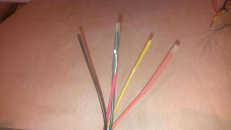 rudder indicator wires used