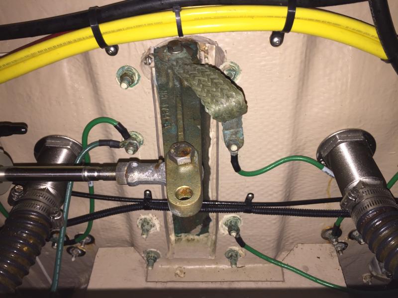 Rudder system bonding