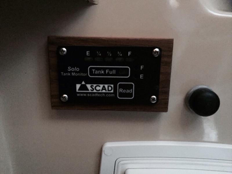 SCAD Black water holding tank monitor.