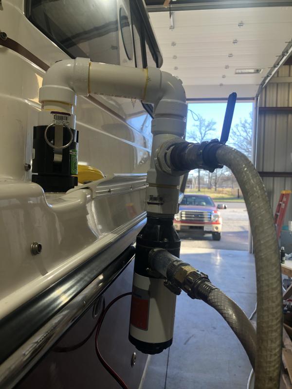 Second View of pump set up.