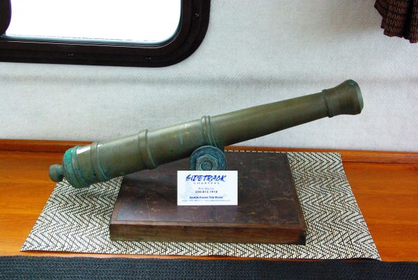 Sidetrack 18 inch Brass Cannon -a