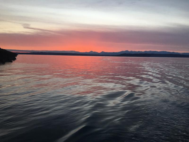 Skyline at end of a winter cruise