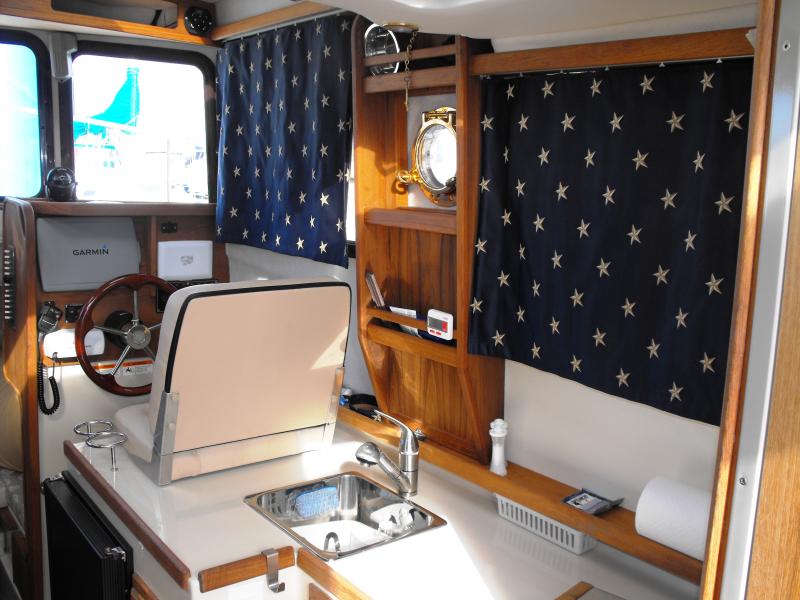 Starry Night new curtains Starboard side