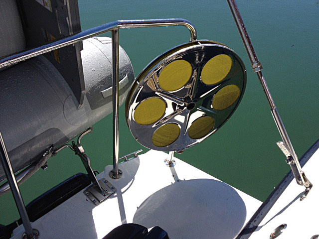 Stern tie reel