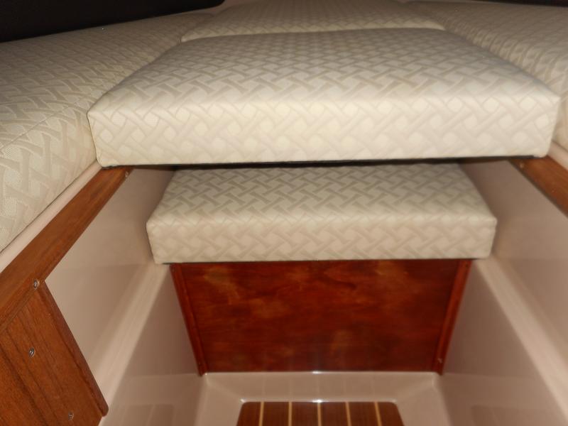 Storage under V-berth 4