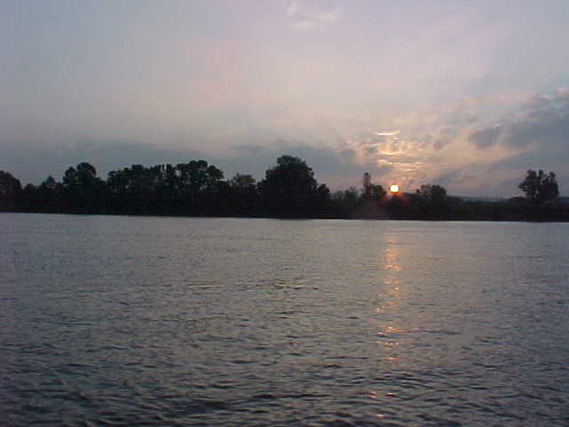 Sunrise near mile 700