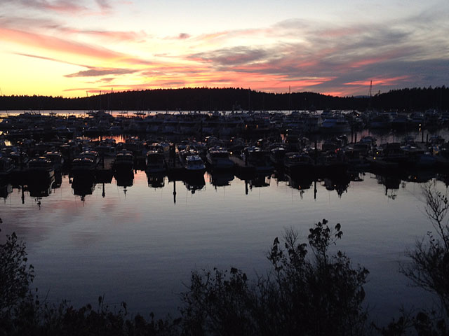 Sunset over 2015 Roche Rendezvous