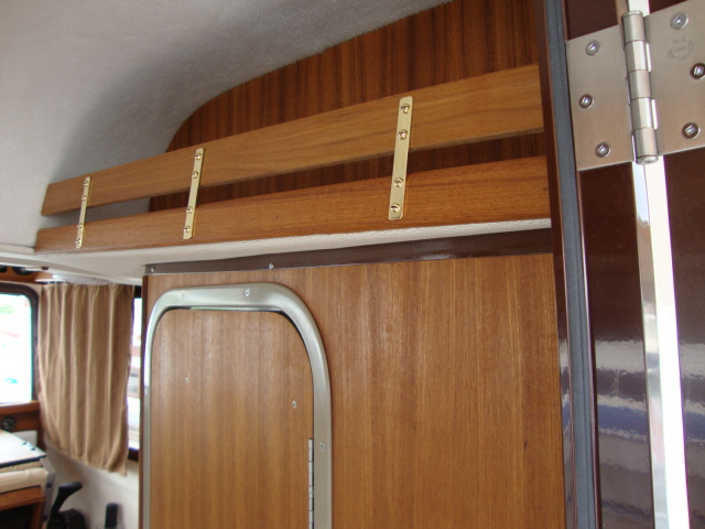 Teak fiddle added starboard side