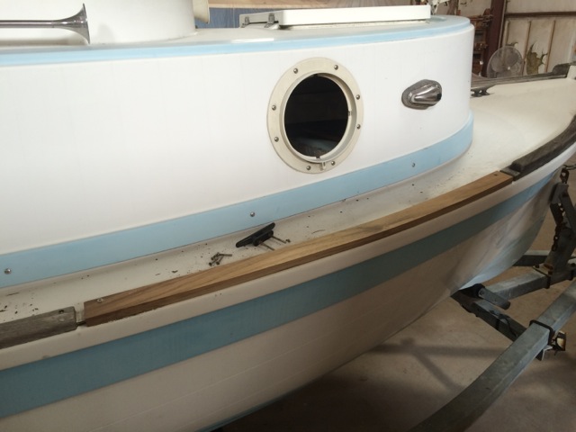 Teak Repair Aug 2016