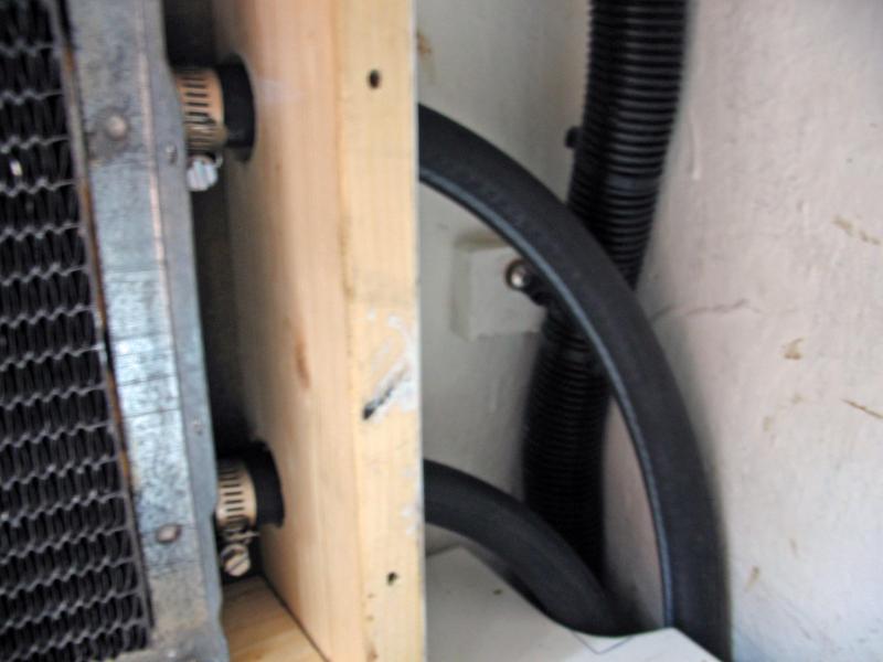 The Hose Routing into the Locker