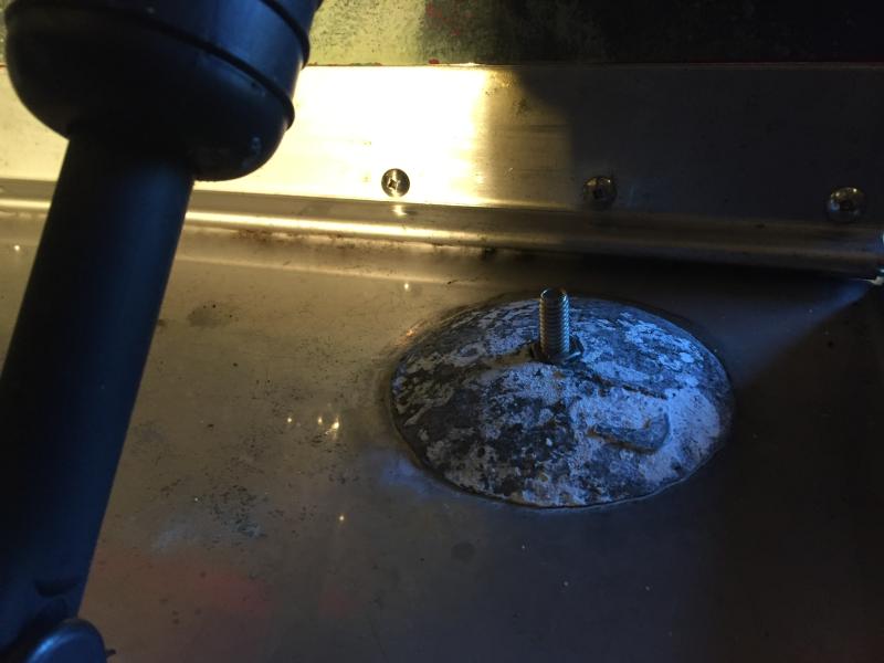 Trim tab zinc - about 30% gone
