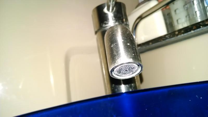 Vessel sink faucet - front