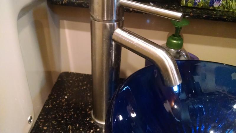 Vessel sink faucet - overall